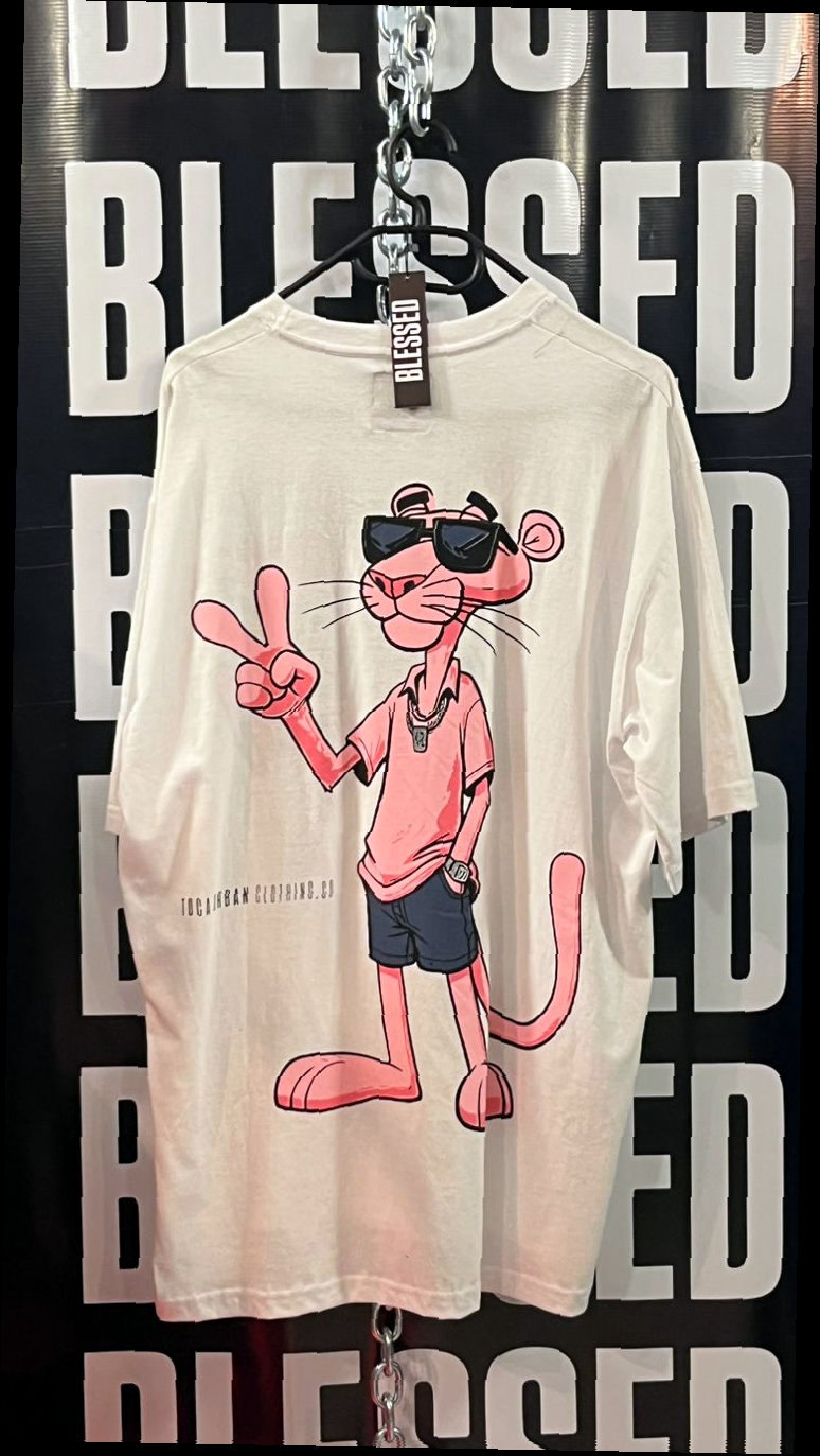 Remera Oversize Blanca Don't Give — 2
