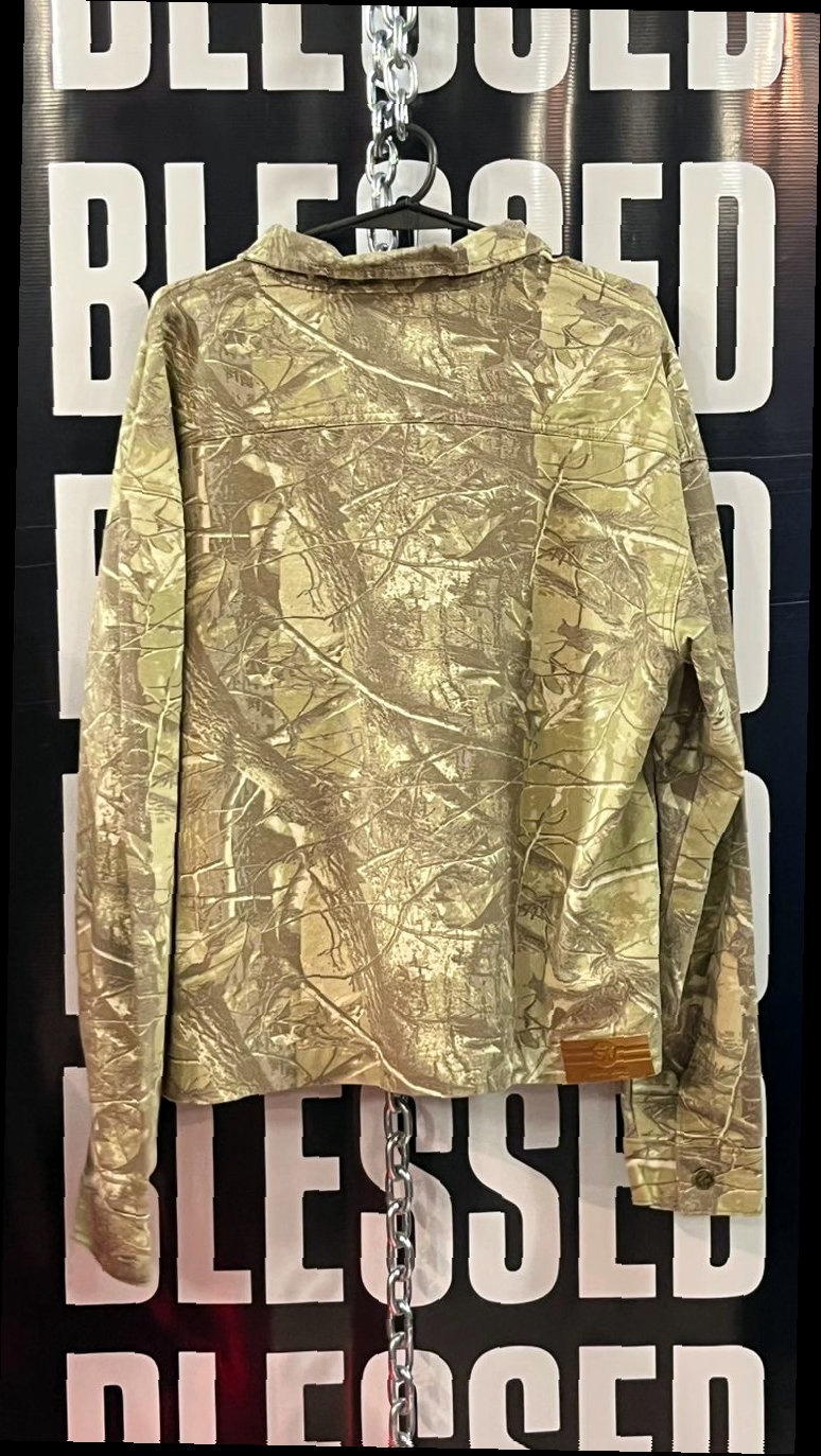 Camisa Denim Estampada Ángel — 2