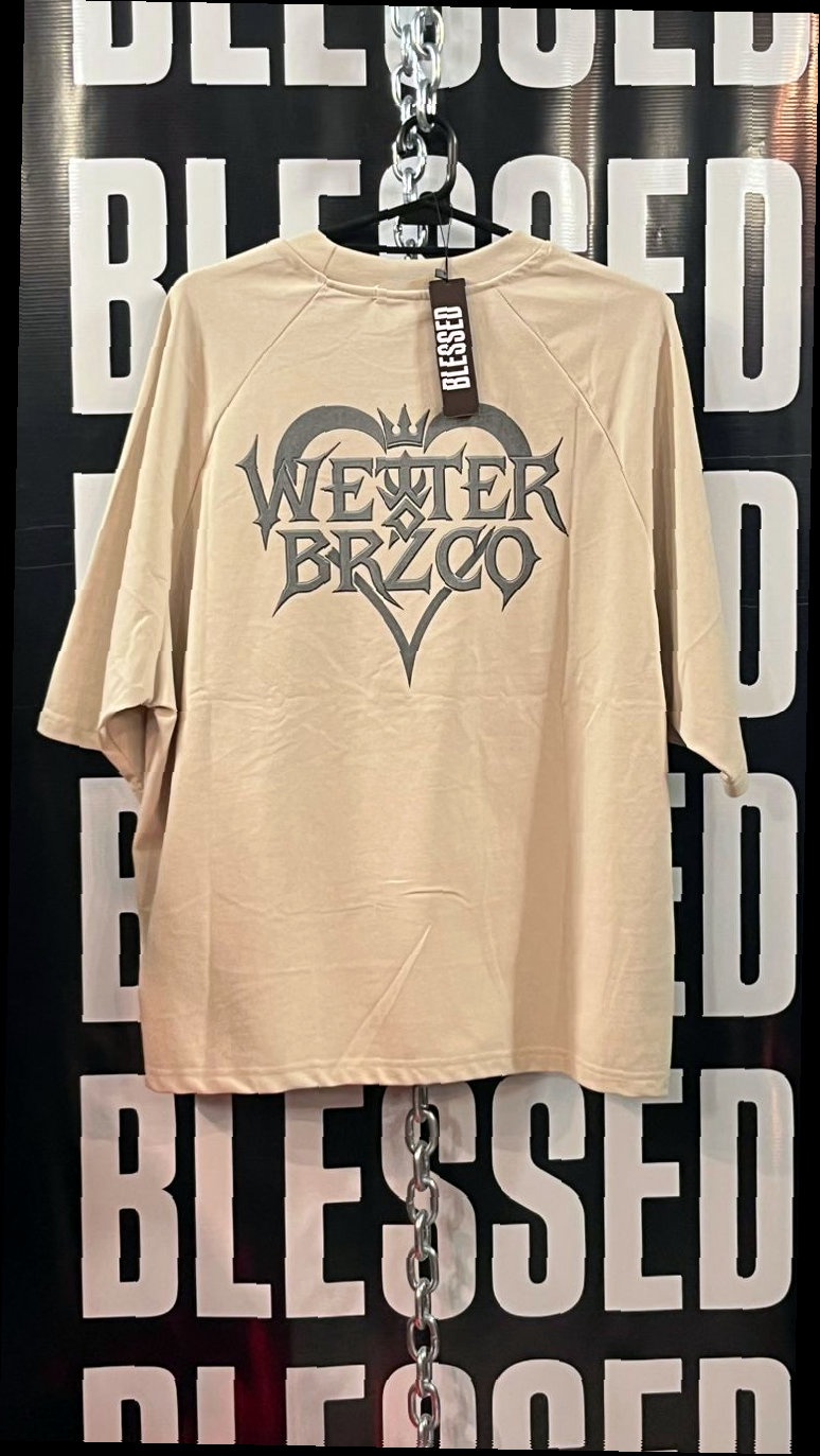 Remera Oversize Crema Wetter Brzco — 2