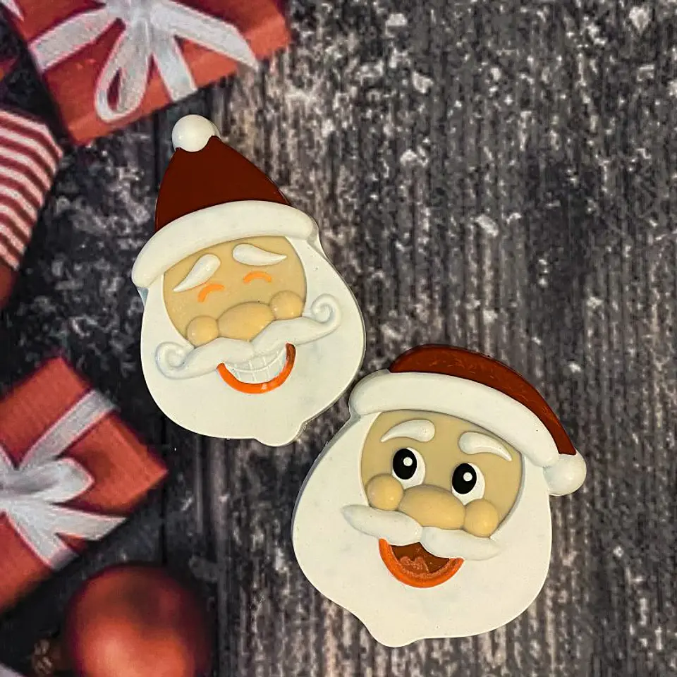ROSTRO DE PAPA NOEL - FORMA 3 PARTES 2