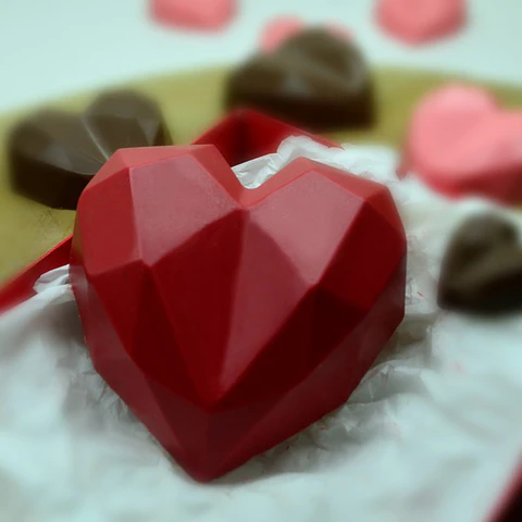 CORAZÓN GEOMETRICO 200G - FORMA 3 PARTES