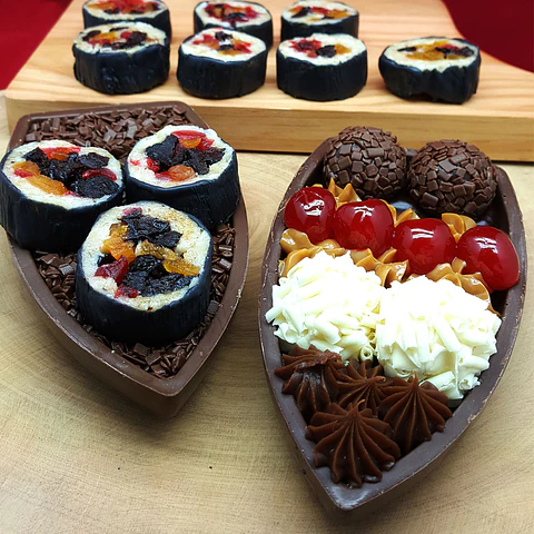 BARCO DE CHOCOLATE GRANDE - FORMA 3 PARTES