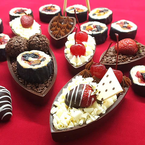 BARCO DE CHOCOLATE MEDIANO - FORMA 3 PARTES