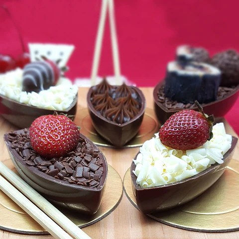BARCO DE CHOCOLATE PEQUEÑO - FORMA 3 PARTES