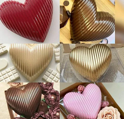 CORAZON A RAYAS ESPECIAL - FORMA 3 PARTES