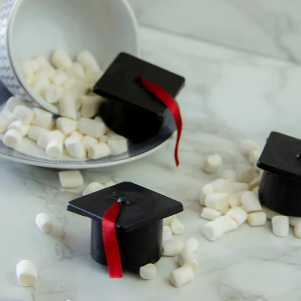 GORRO GRADUACION - FORMA 3 PARTES 2