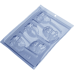 PIRULITO ROSTRO PAPA NOEL - FORMA SIMPLE