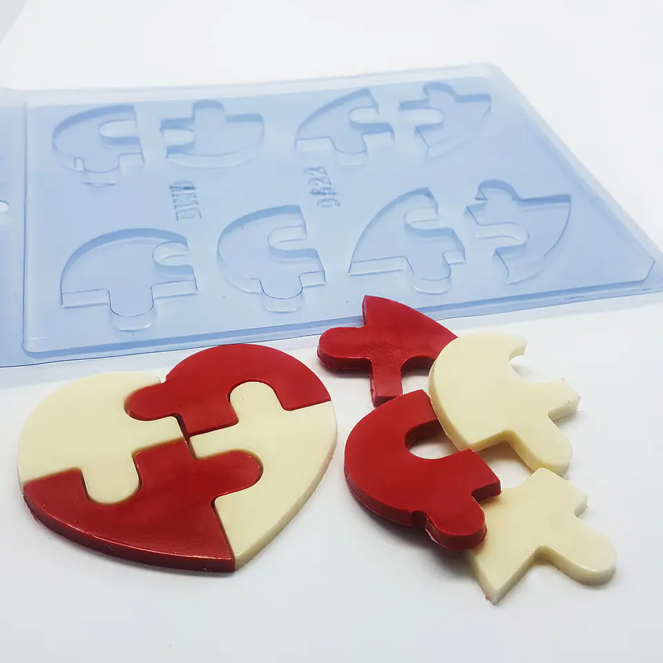 CORAZON ROMPECABEZAS - FORMA SIMPLE 1