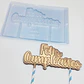 TOPPER FELIZ CUMPLEAÑOS - FORMA SIMPLE - Miniatura 2