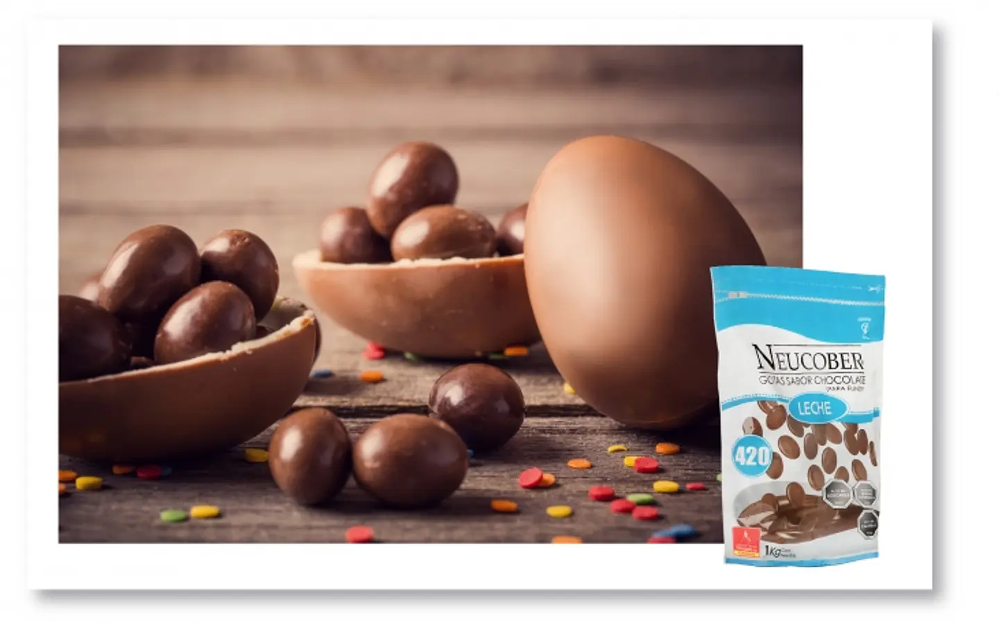 CHOCOLATEDE  LECHE  420 1KG NEUCOBER 2