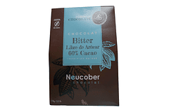 CHOCOLATE BITTER 60% CACAO SIN AZUCAR 1KG NEUCOBER