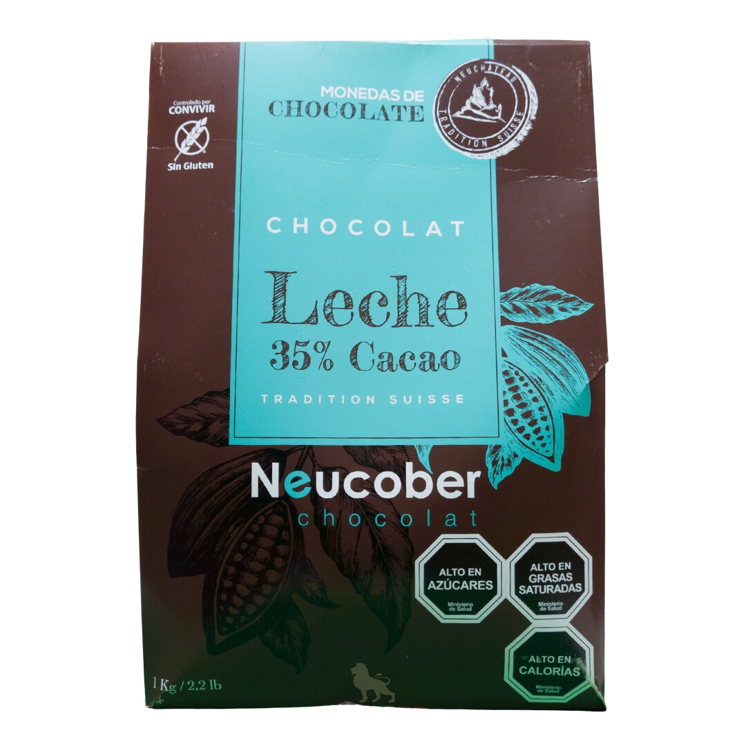 CHOCOLATE DE LECHE 35% CACAO 1KG NEUCOBER 1