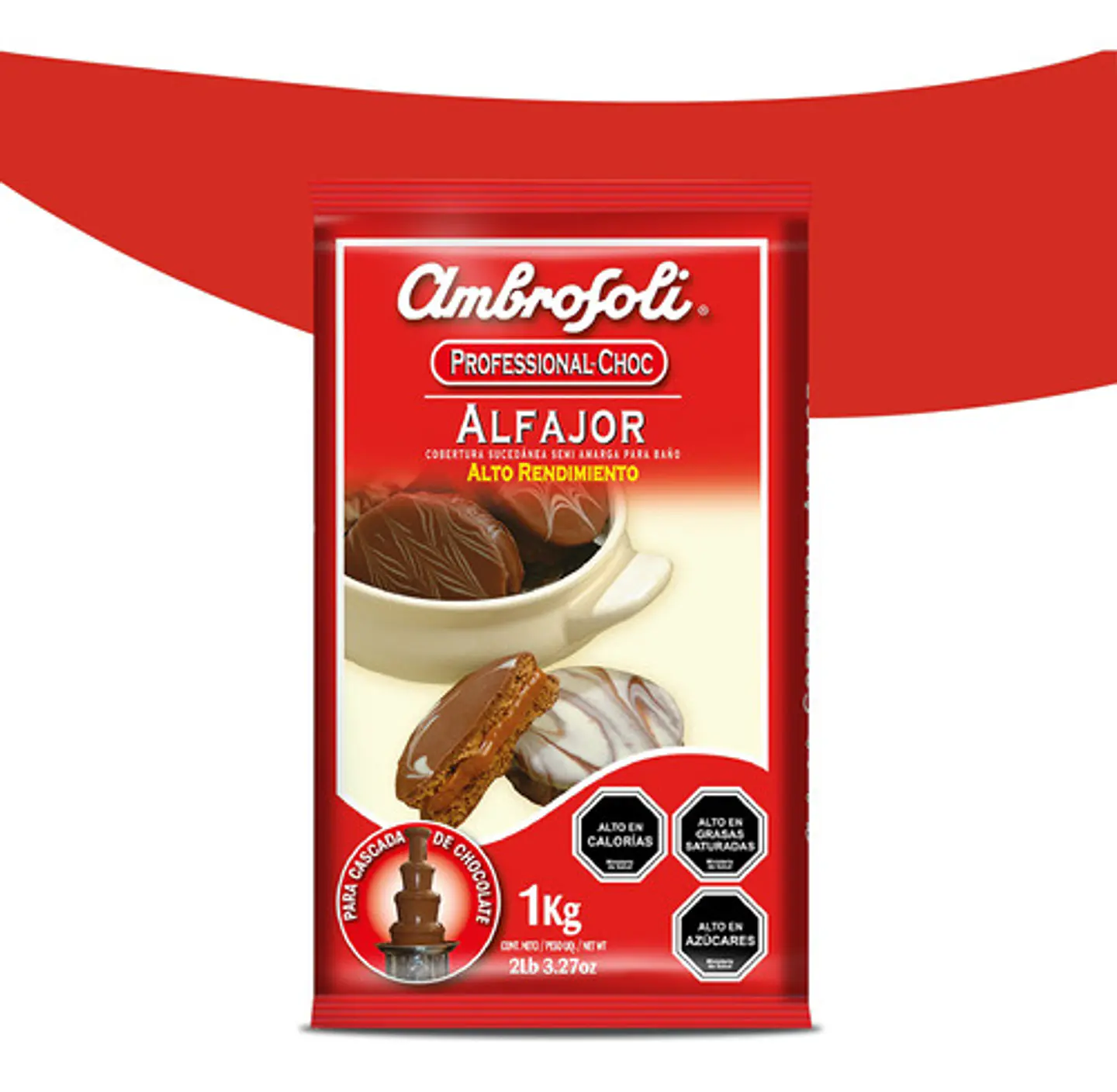 PROFESIONAL CHOC ALTO RENDIMIENTO ALFAJOR 1KG AMBROSOLI 1