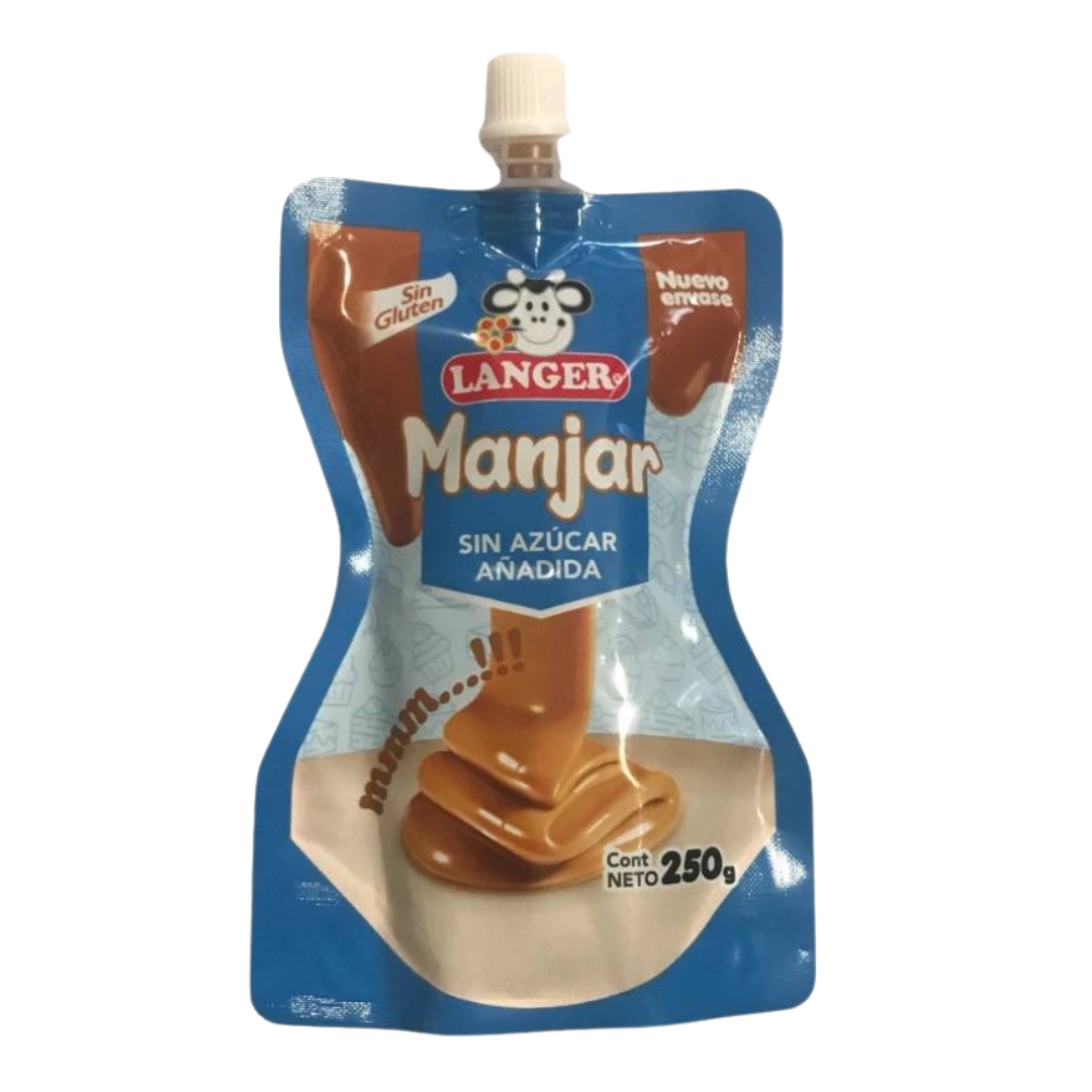 MANJAR SIN AZUCAR LANGER 250G