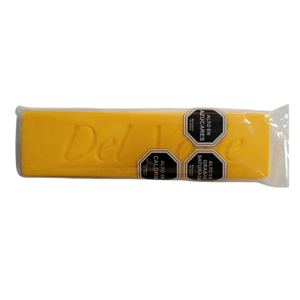 BARRITA DE CHOCOLATE COLOR AMARILLO 80GR DEL VALLE 1