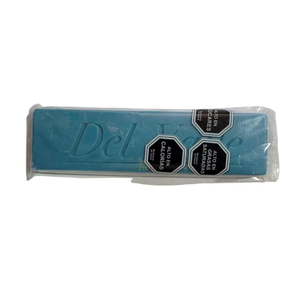 BARRITA DE CHOCOLATE COLOR CELESTE 80GR DEL VALLE 1