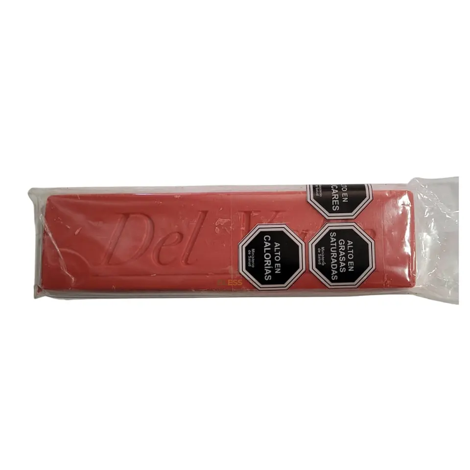 BARRITA DE CHOCOLATE COLOR ROJO 80GR DEL VALLE 1