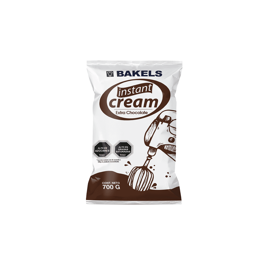 INSTANT CREAM EXTRACHOCOLATE 700GR BAKELS 1