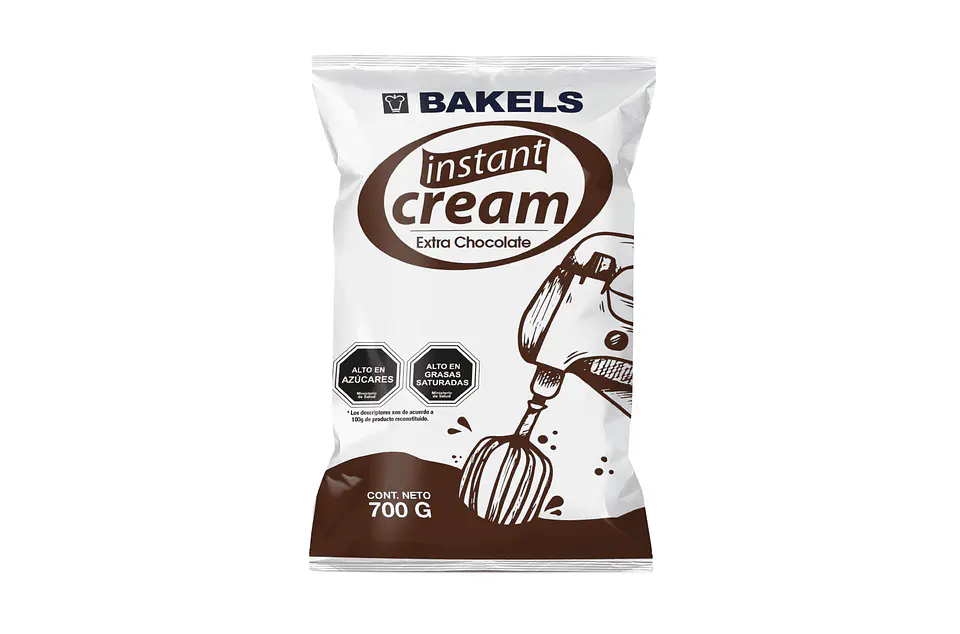 INSTANT CREAM EXTRACHOCOLATE 700GR BAKELS 1