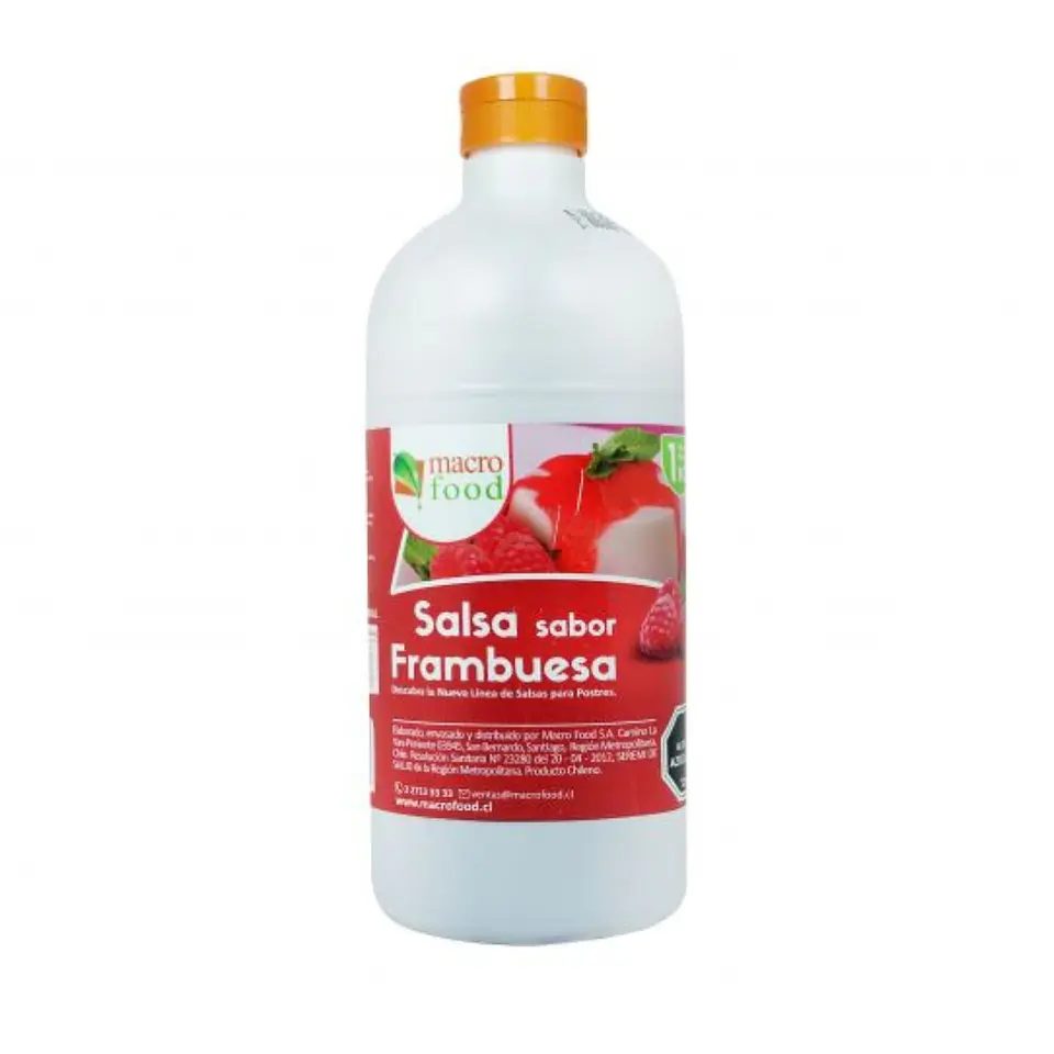 SALSA SABOR FRAMBUESA MACRO FOOD 1 KG 1