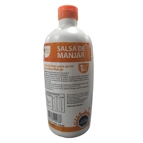 SALSA MANJAR 1 KG MACRO FOOD