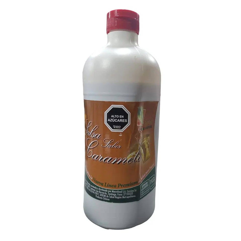 SALSA CARAMELO PREMIUM 1 KG MACRO FOOD 1