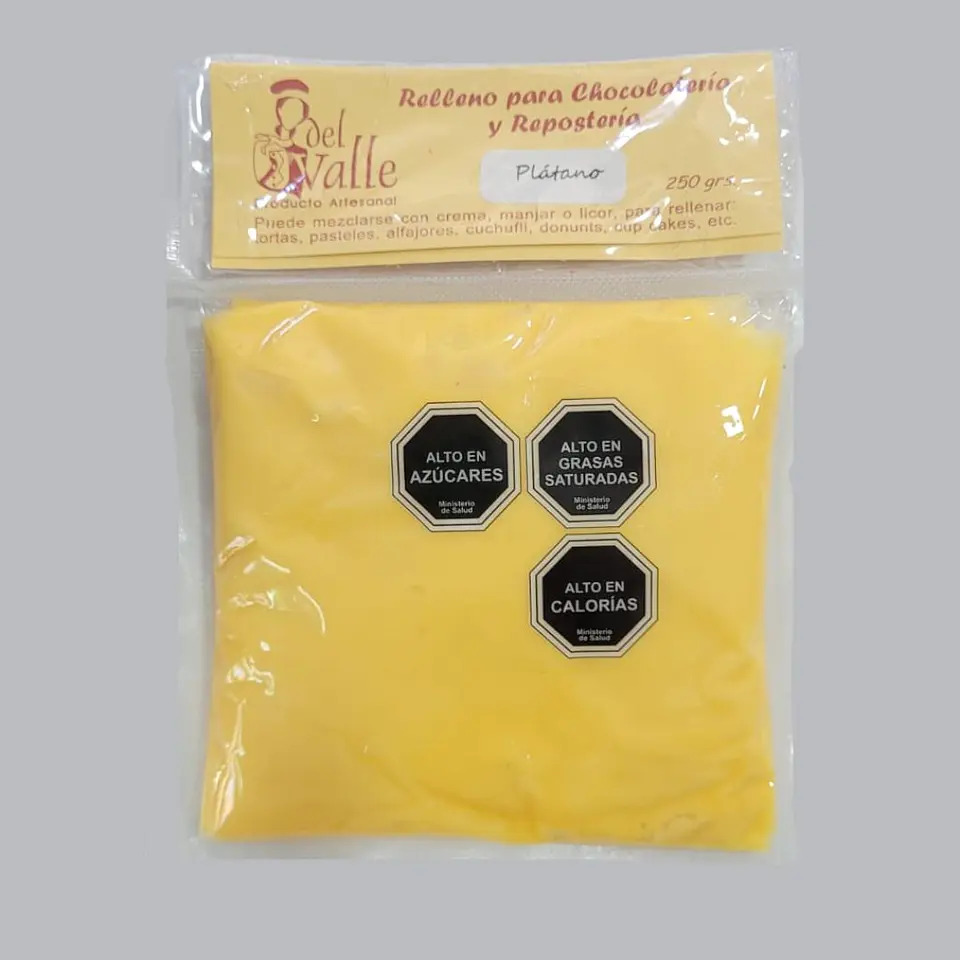 RELLENO PLATANO 250 GRS DEL VALLE 1