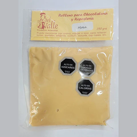RELLENO MOKA 250 GRS  DEL VALLE