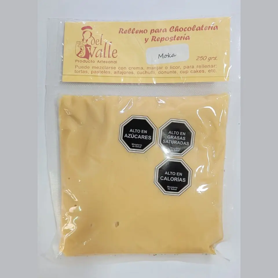 RELLENO MOKA 250 GRS  DEL VALLE 1