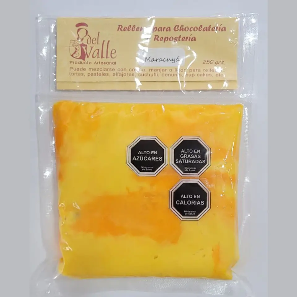 RELLENO MARACUYA 250 GRS  DEL VALLE 1
