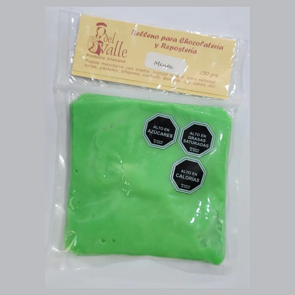 RELLENO MENTA 250 GRS  DEL VALLE 1