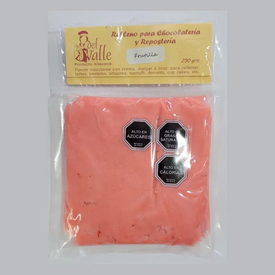 RELLENO FRUTILLA 250 GRS  DEL VALLE 1