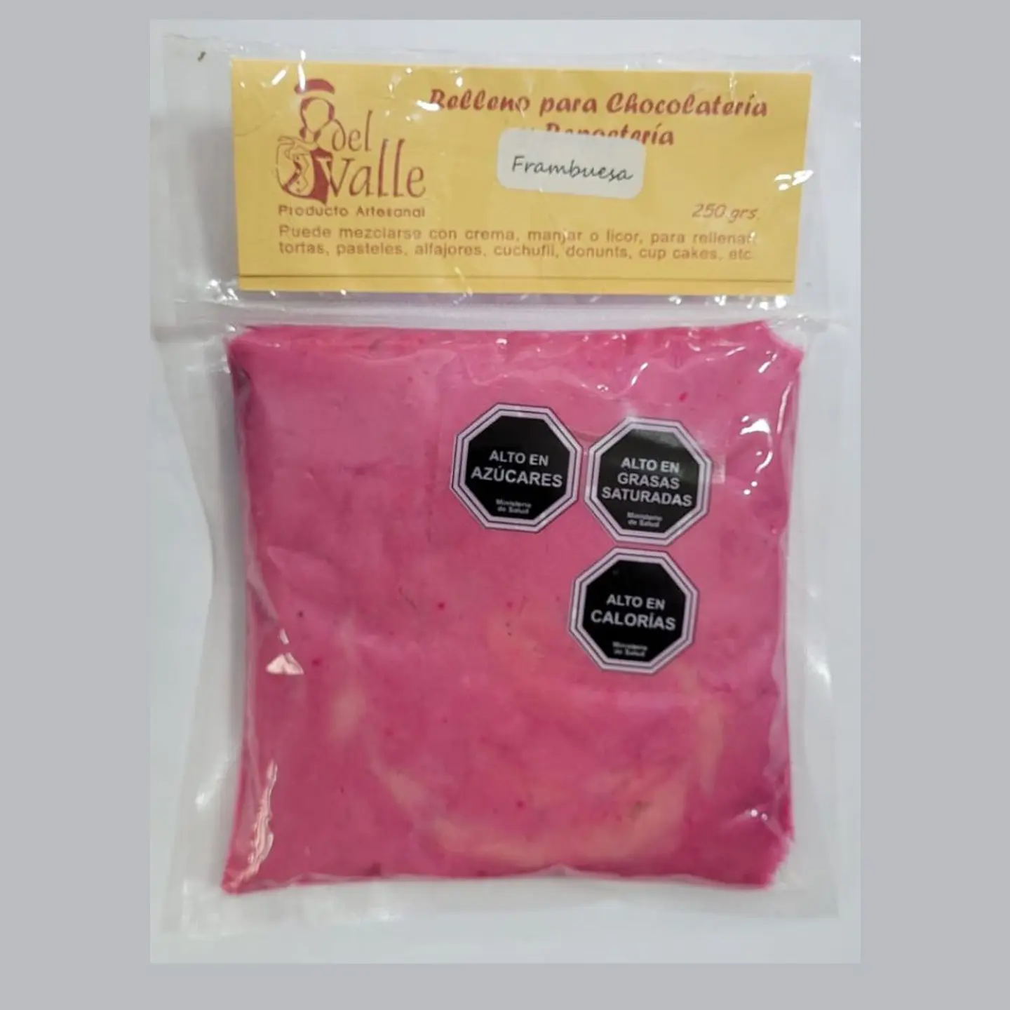 RELLENO FRAMBUESA 250 GRS  DEL VALLE 1