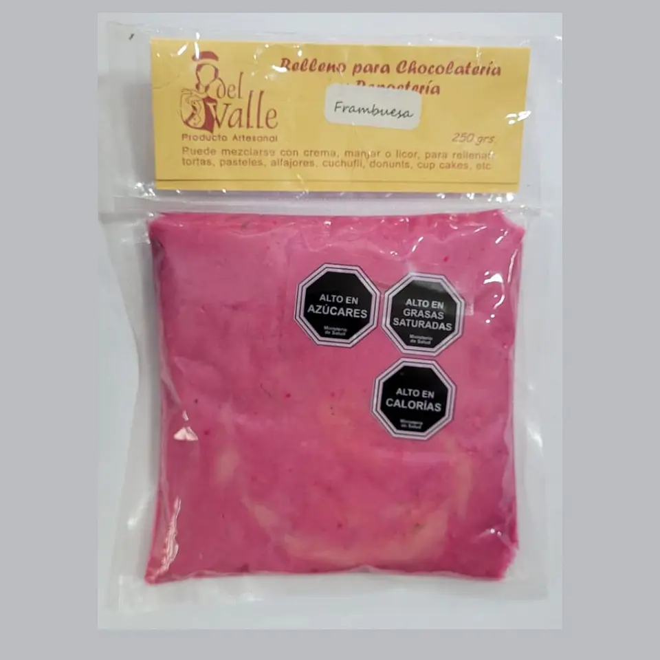 RELLENO FRAMBUESA 250 GRS  DEL VALLE 1