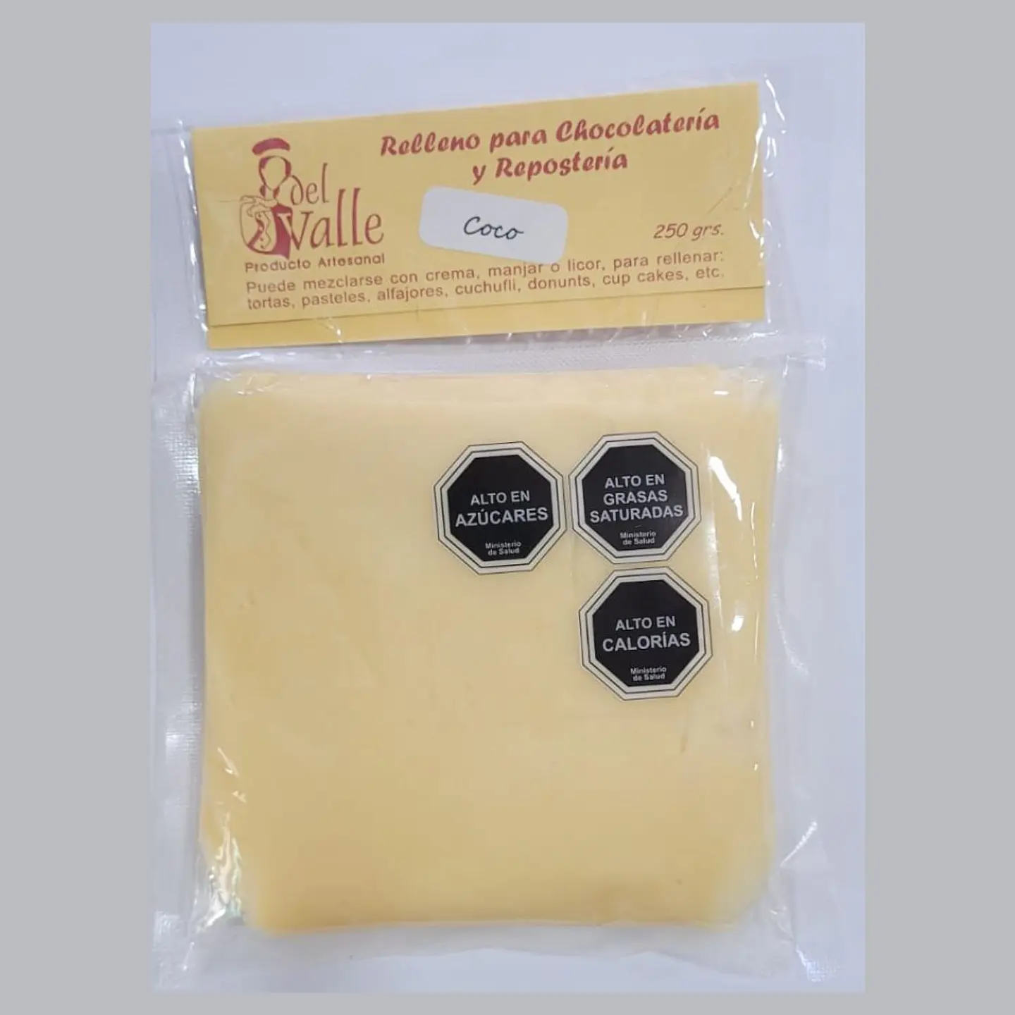 RELLENO COCO 250 GRS  DEL VALLE 1