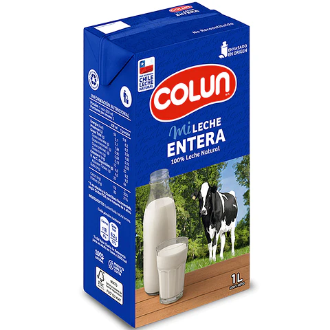 LECHE ENTERA COLUN 1LT
