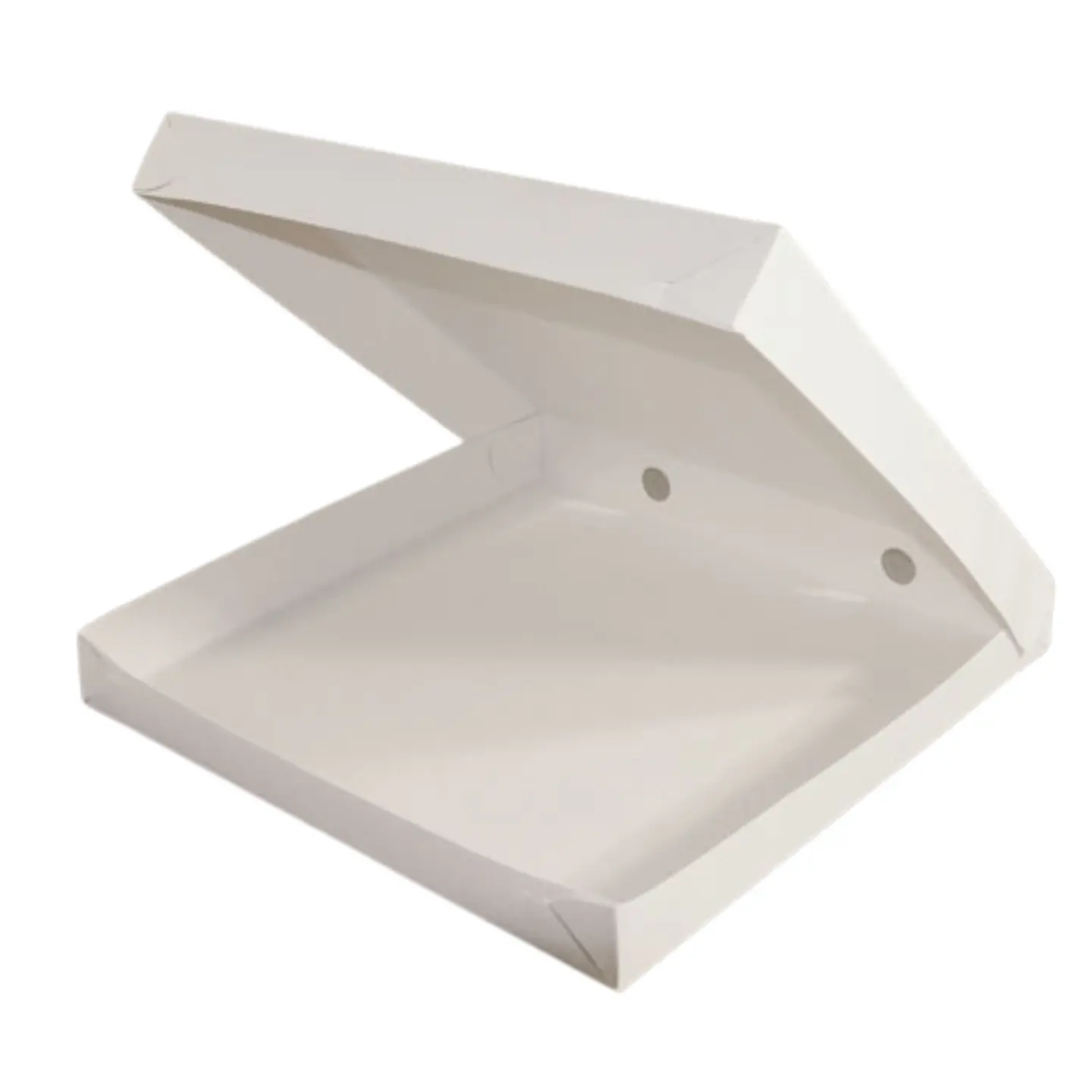 CAJA PIZZA GRANDE CARTULINA BLANCA 33X33X4 CM 1