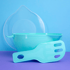 SET DE BOWL PARA CHOCOLATE COLOR CANDY VERDE 2