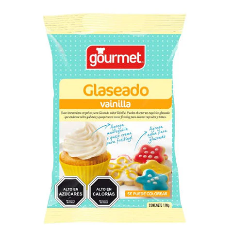 GLASEADO VAINILLA 170G GOURMET