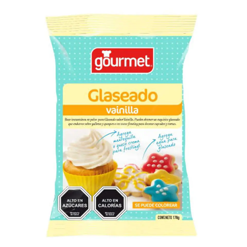 GLASEADO VAINILLA 170G GOURMET 1