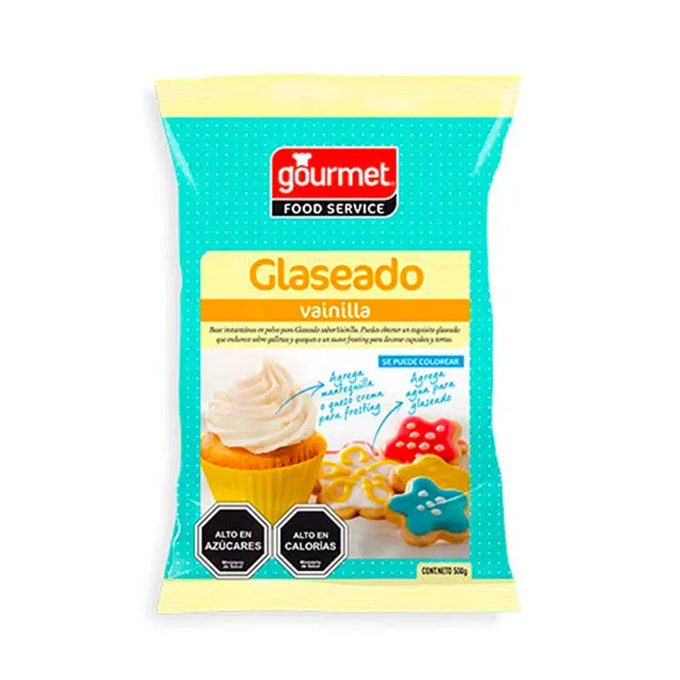 GLASEADO VAINILLA 500G GOURMET 1