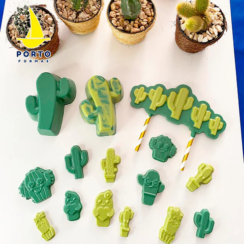 APLIQUES DE CACTUS - FORMA EN PLACA