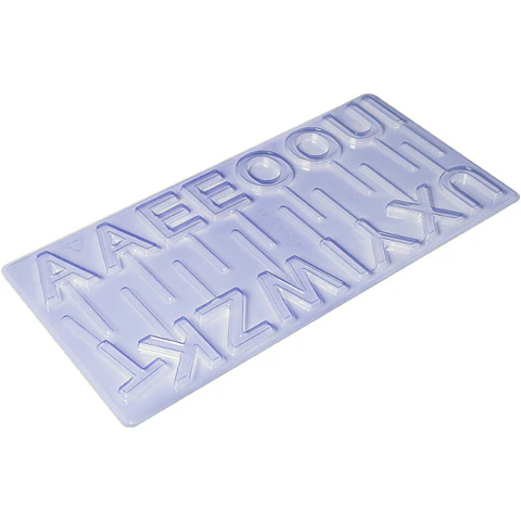 TOPPER VELA ALFABETO 02 - FORMA EN PLACA