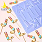 TOPPER VELA ALFABETO 02 - FORMA EN PLACA - Miniatura 2