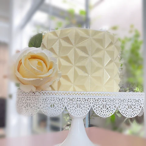 PASTEL TEXTURA MINI ESTRELLAS - FORMA EN PLACA