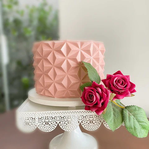 PASTEL TEXTURA PIRAMIDAL - FORMA EN PLACA