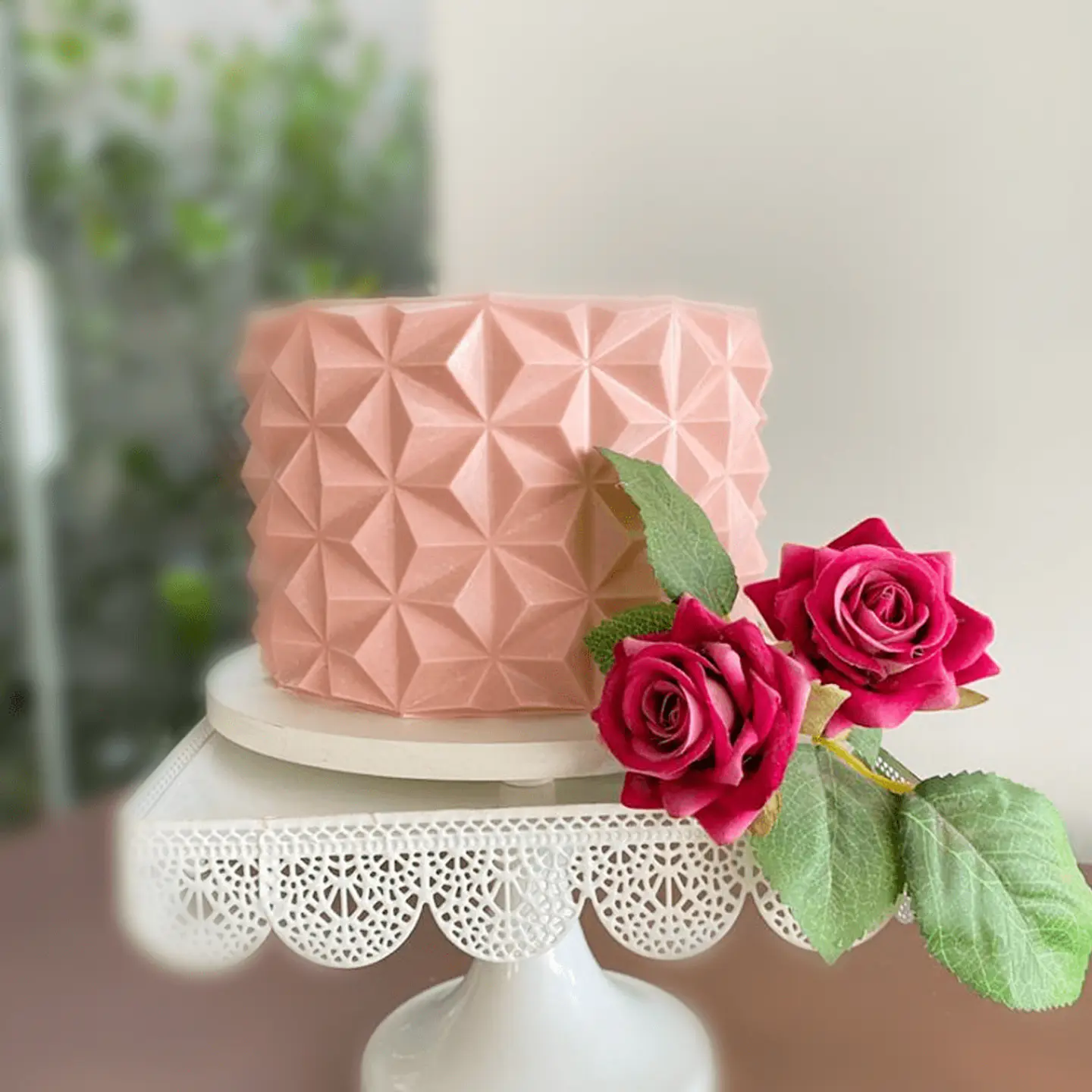 PASTEL TEXTURA PIRAMIDAL - FORMA EN PLACA 2