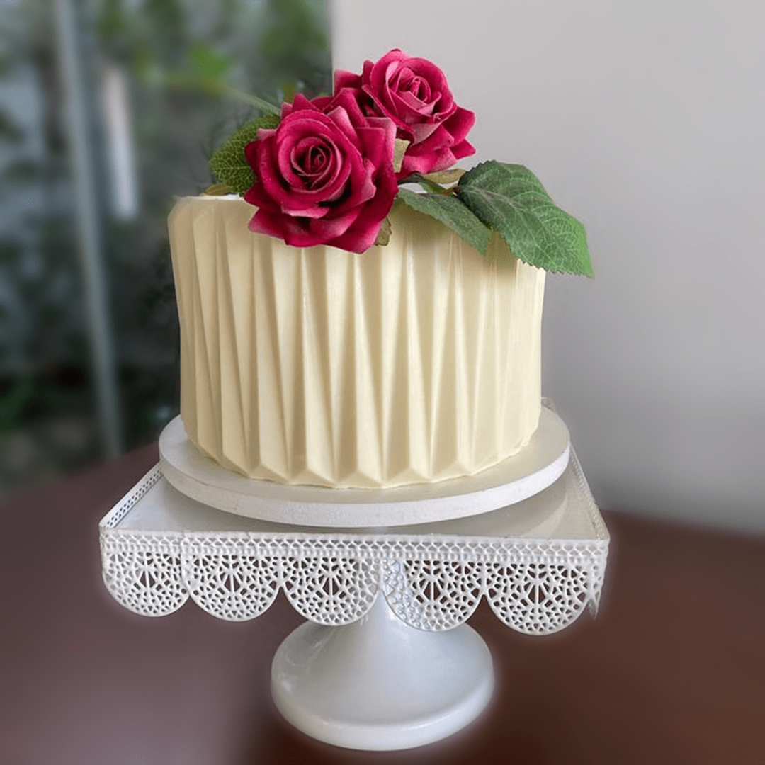 PASTEL ORIGAMI DELICADO - FORMA EN PLACA 2