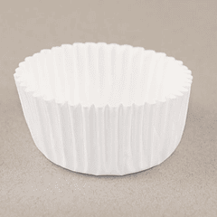 CAPSULAS BLANCAS CUPCAKES 100 UNID N2