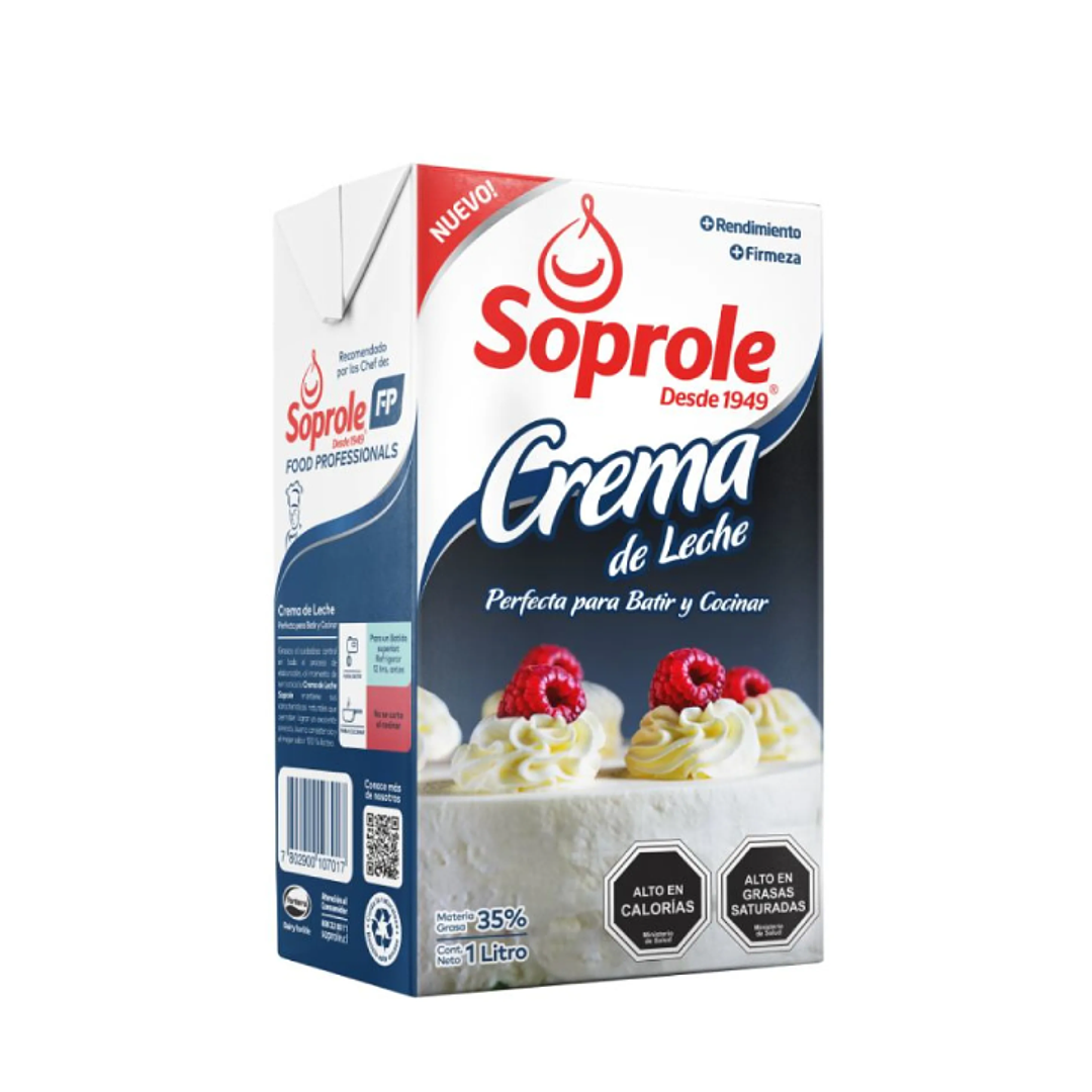CREMA DE LECHE SOPROLE FOOD PROFESSIONALS